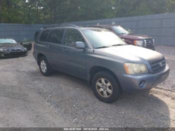  Salvage Toyota Highlander