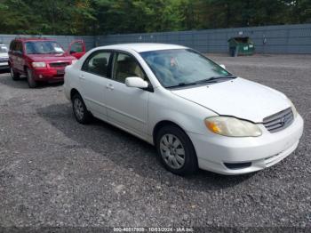  Salvage Toyota Corolla