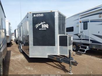  Salvage Freedom 22  Enclosed Trailer