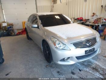  Salvage INFINITI G37x