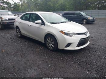  Salvage Toyota Corolla