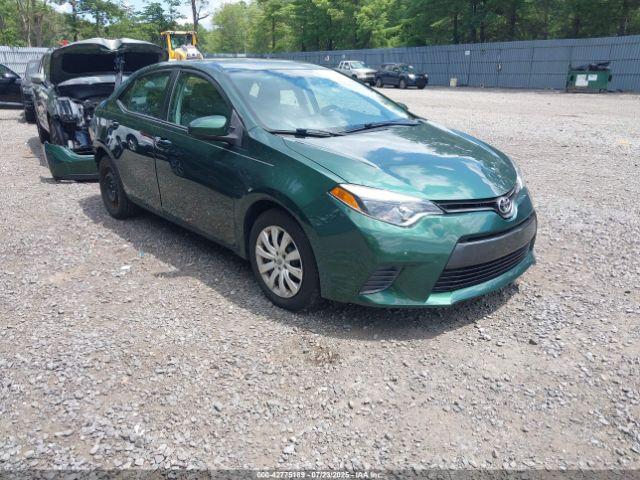  Salvage Toyota Corolla