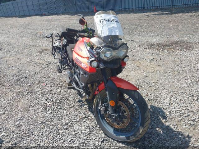  Salvage Triumph Motorcycle Tiger