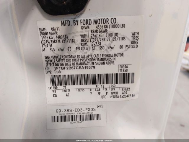 Ford F-250 Xl Image 19