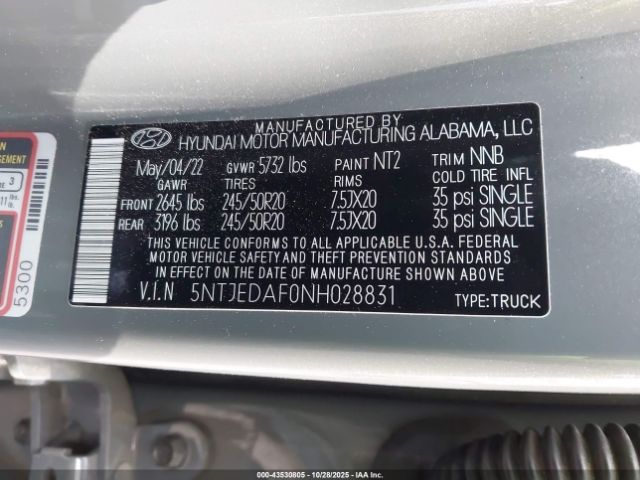 Hyundai SANTA CRUZ Limited Image 8