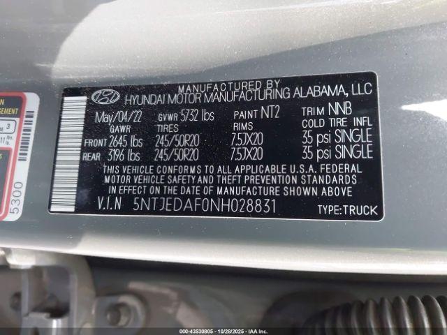 Hyundai SANTA CRUZ Limited Image 8