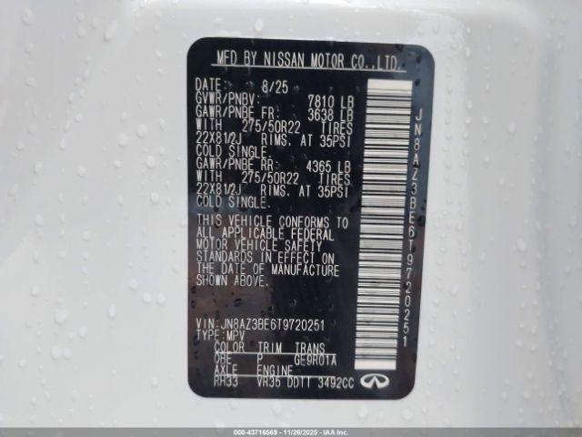 INFINITI Qx Luxe Awd Image 17