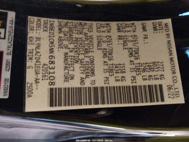 Nissan Frontier King Cab S 4x4 Image 7