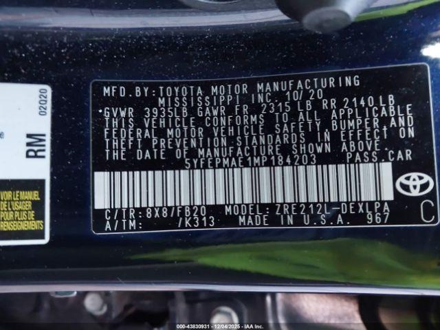 Toyota Corolla Le Image 7