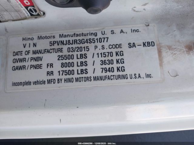 Hino 258 268 Image 14